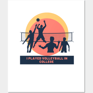 College Volleyball Posters and Art